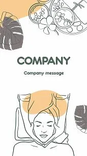 Cosmetologist's business card template