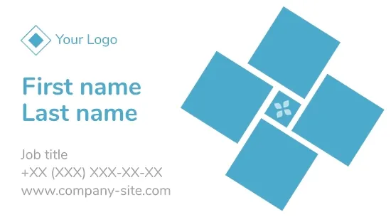 Tile Stacker Business Card Template