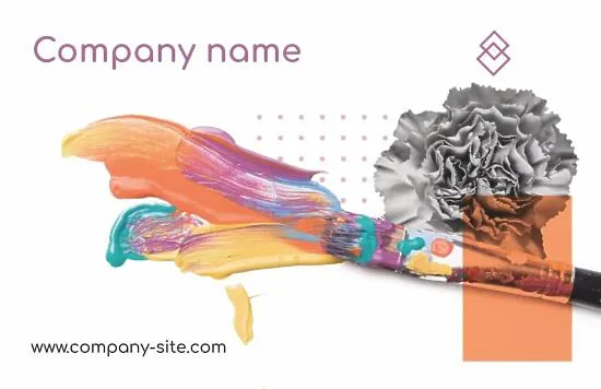 Art School business card template