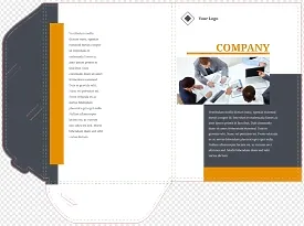 Office Manager Paper folder template