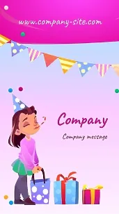 Holiday Agency business card template