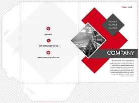 Realtor's Paper Folder Template