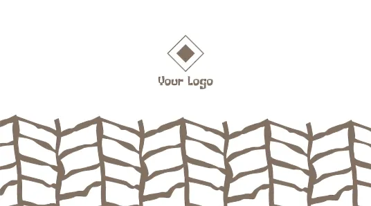 The template of the business card of the master of needlework