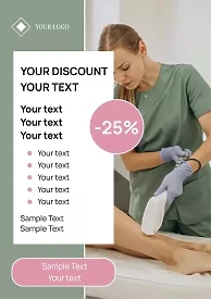 Laser Hair Removal Studio Leaflet Template