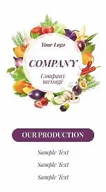 Vegetable store template