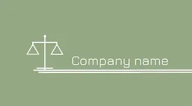 Lawyer's business card template
