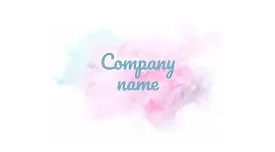 Elegant business card template with abstract background