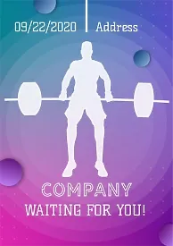 Gym Poster Template