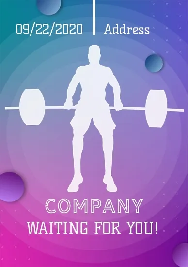 Gym Poster Template