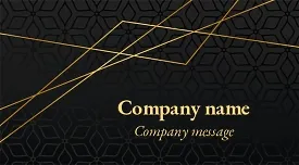 Elegant abstract business card template