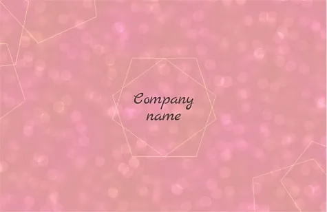 The template of the business card of the organizer of holidays