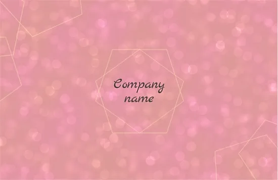 The template of the business card of the organizer of holidays