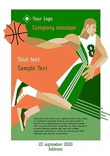 Basketball Club Poster Template