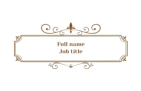 Blacksmith's business card Template
