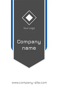 Strict Euro business card template