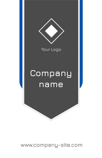 Strict Euro business card template