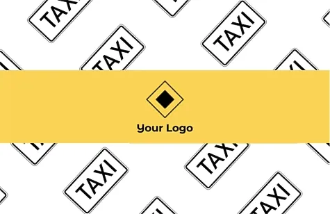 Taxi service business card template