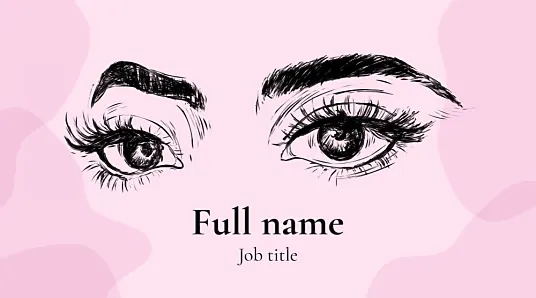 Leshmaker's business card template