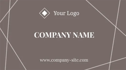 Architect's business card template