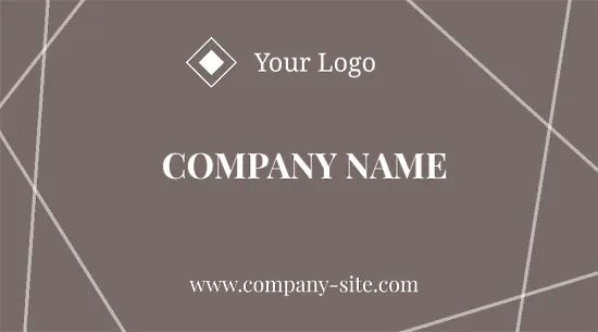Architect's business card template