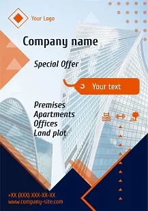 Real Estate Agency Poster Template