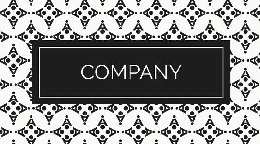 Universal business card template
