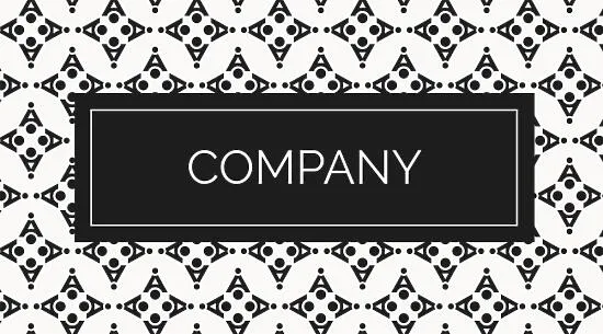 Universal business card template