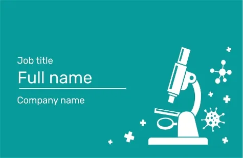 Medical Laboratory business card template
