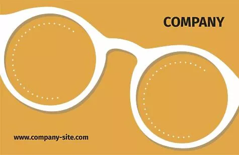 Oculist's business card template 