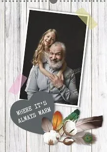 Grandfather's calendar template