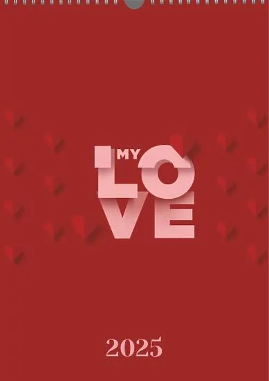 Calendar template for lovers