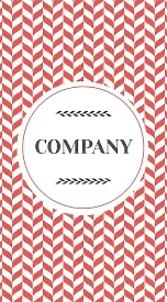 Template for a simple abstract business card