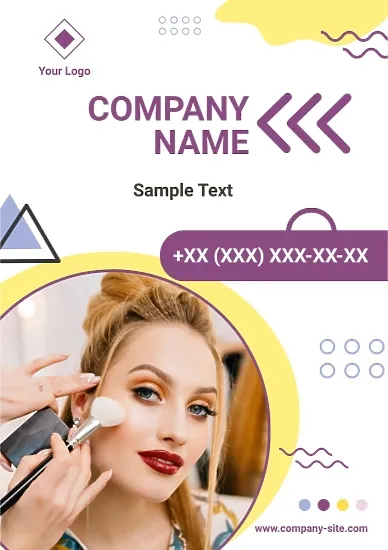 Beauty salon poster Template