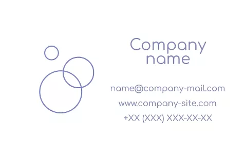 Laundry Business Card Template