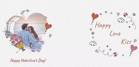 Valentine's Day mug Template