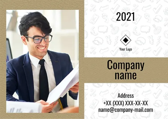 Wall Business Calendar Template