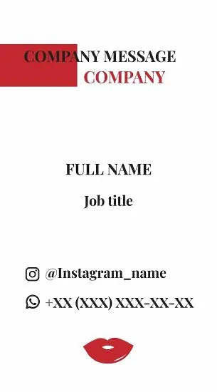Cosmetologist's business card template