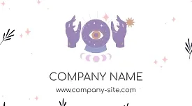 Psychic business Card Template