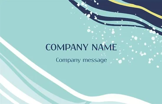 Beautiful business card template 