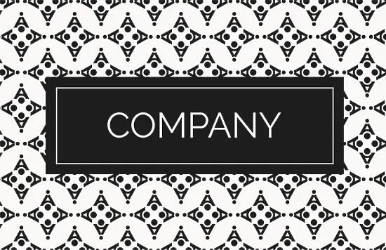 Universal business card template