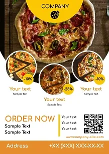 Pizzeria poster Template