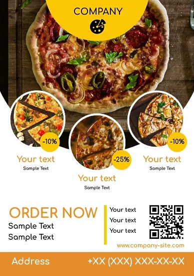 Pizzeria poster Template