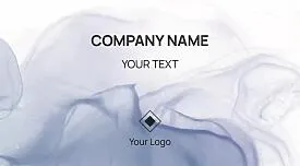 Abstract business card template