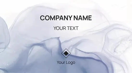 Abstract business card template