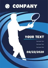 Tennis Club Poster Template