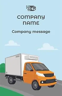 Carrier's business card template
