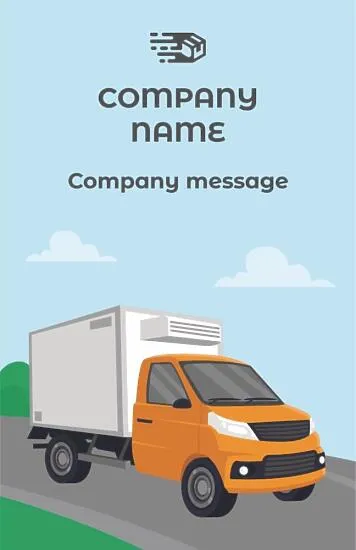 Carrier's business card template
