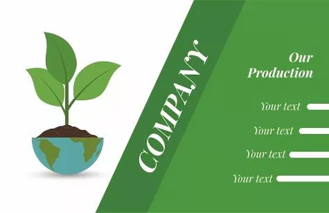 Ecologist's business card template
