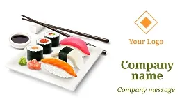 Japanese Restaurant business Card template