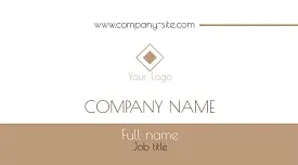 A simple corporate business card template